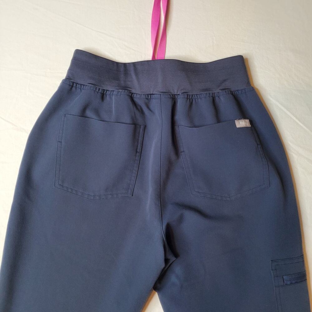 Figs Women's Size XSP Zamora Jogger Scrub Pants High Waist Blue W22SW2012P - Picture 6 of 8